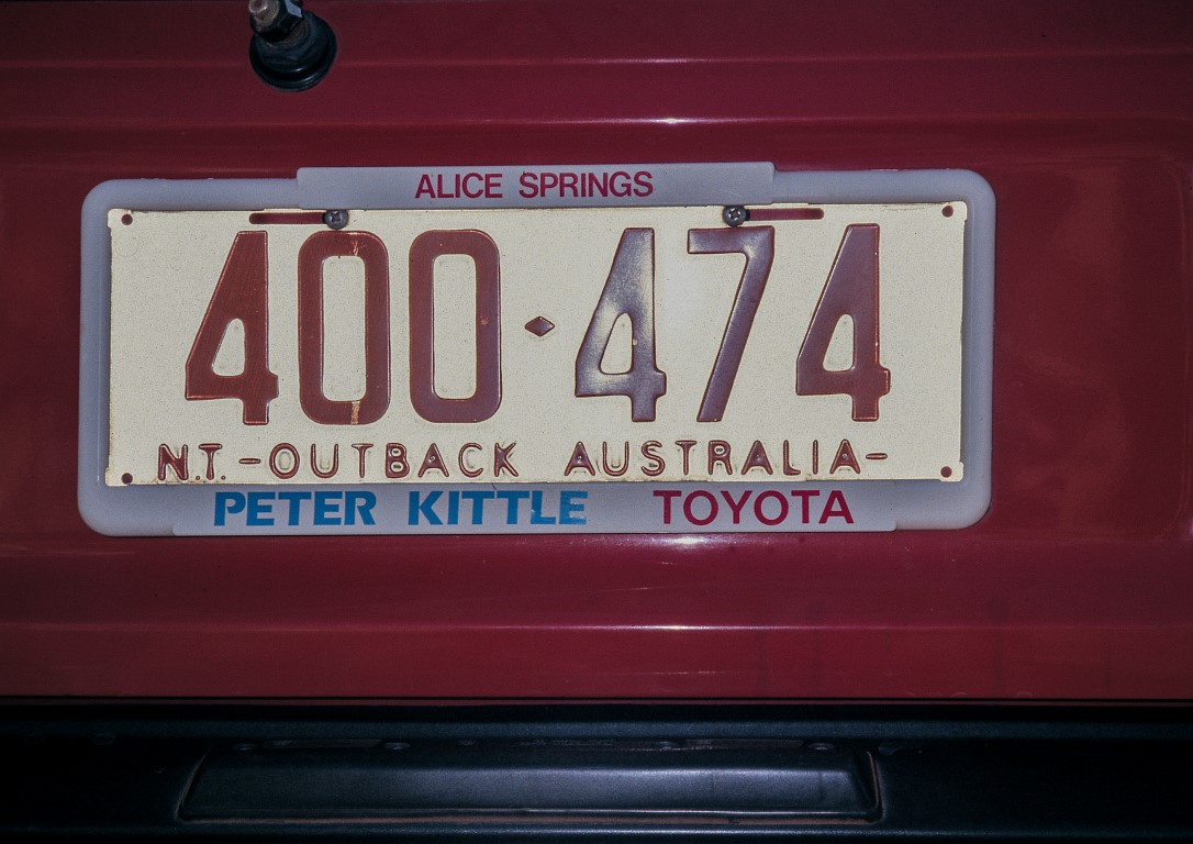Nummernschild Australien
